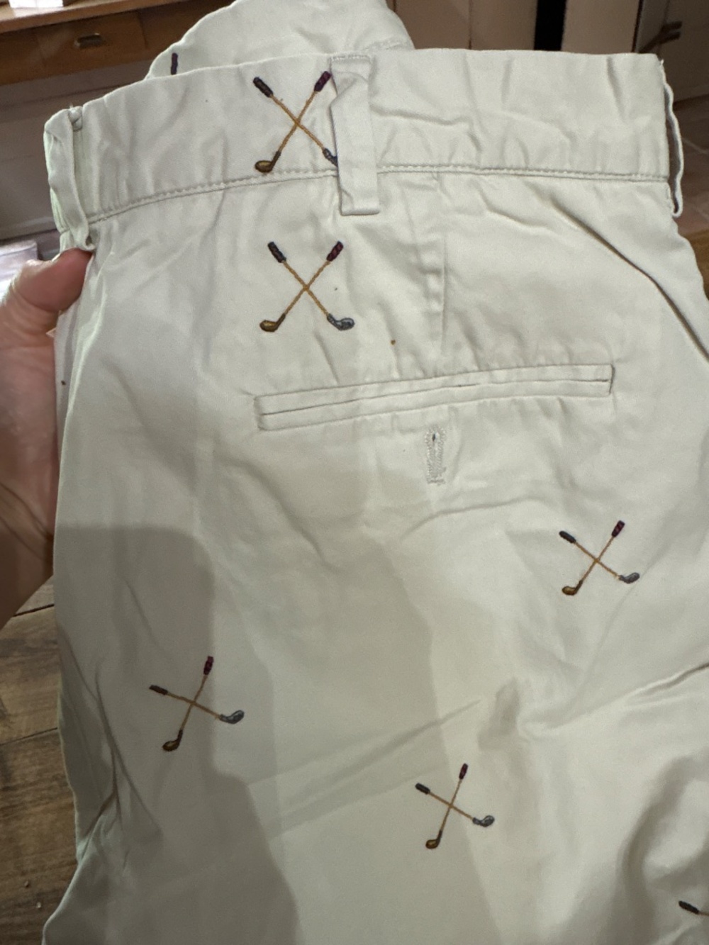 Polo Golf Ralph Lauren walker golf short 100% cotton, golf club embroidered 34 - Picture 4 of 4